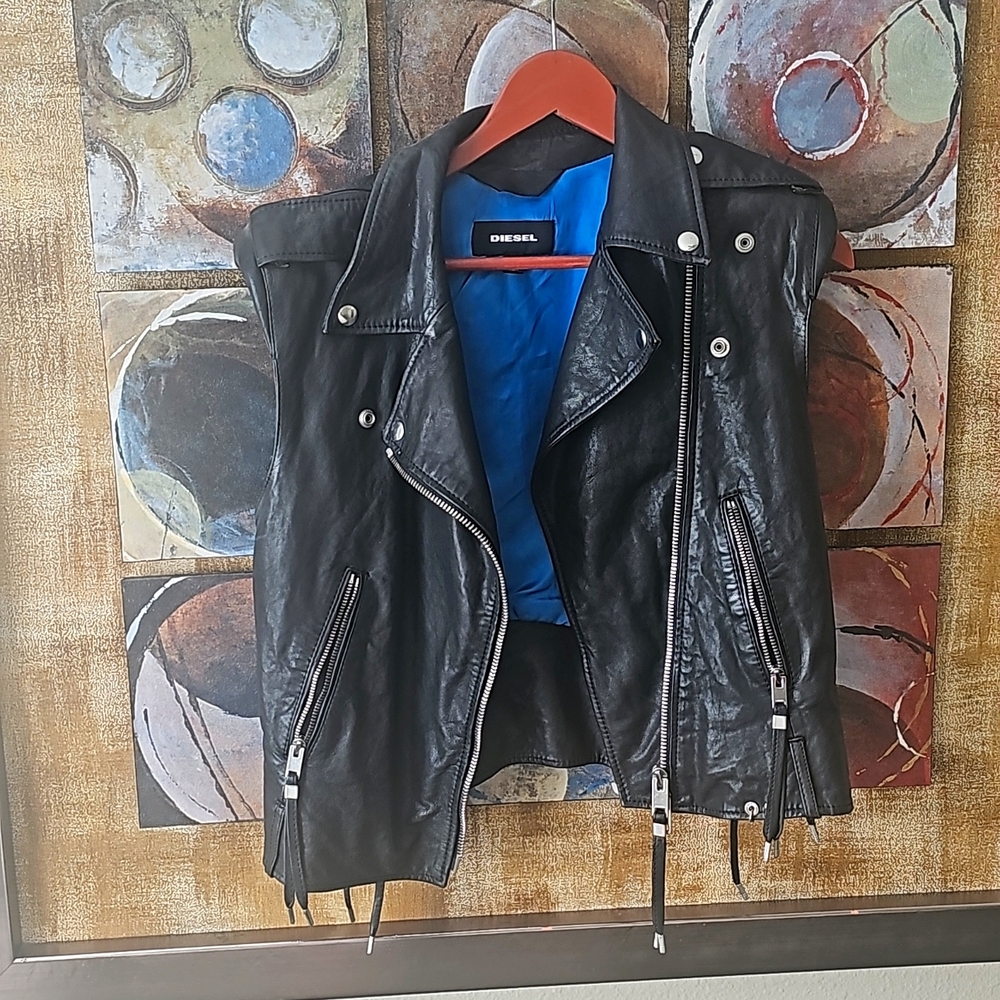 Diesel Leather Vest